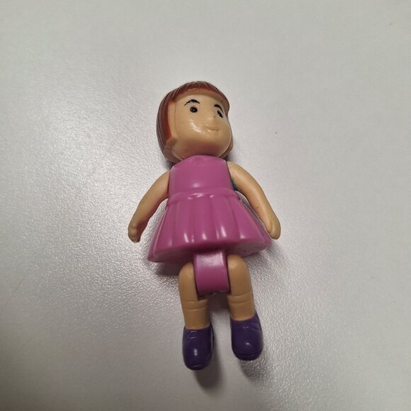 Keenway Dollhouse‎ Figure Daughter Child Girl Toy Pretend Play Brown Hair - Picture 3 of 5